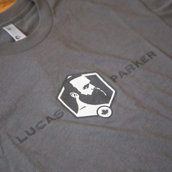 Lucas Parker Team T-Shirt: Men´s Asphalt