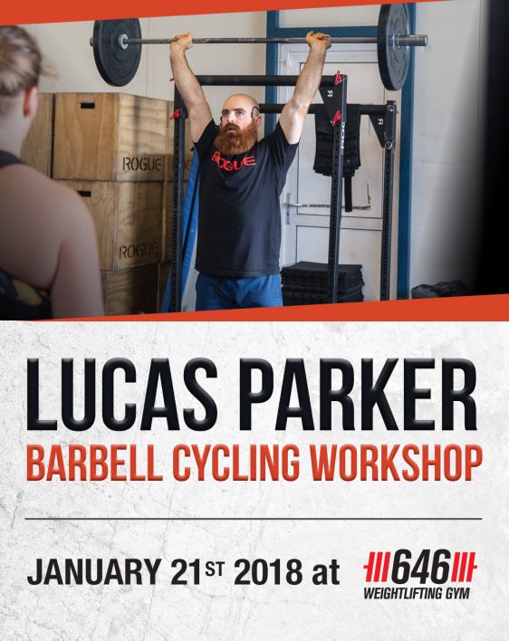 Lucas Parker Barbell Cycling Workshop - 646 Weightlifting