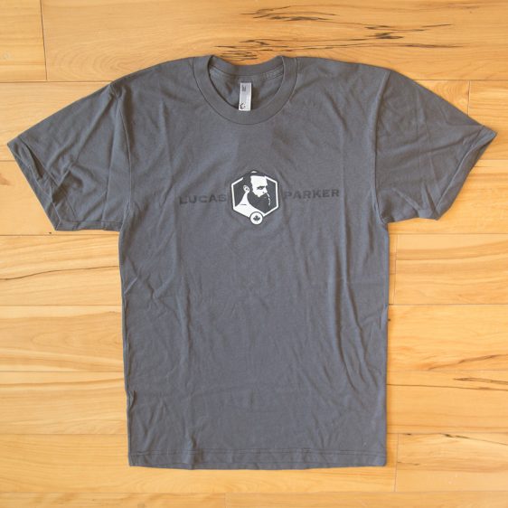 Lucas Parker Team T-Shirt: Men´s Asphalt